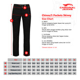Cardinal Celana Panjang Chinos Skinny Pria C0032BK04B